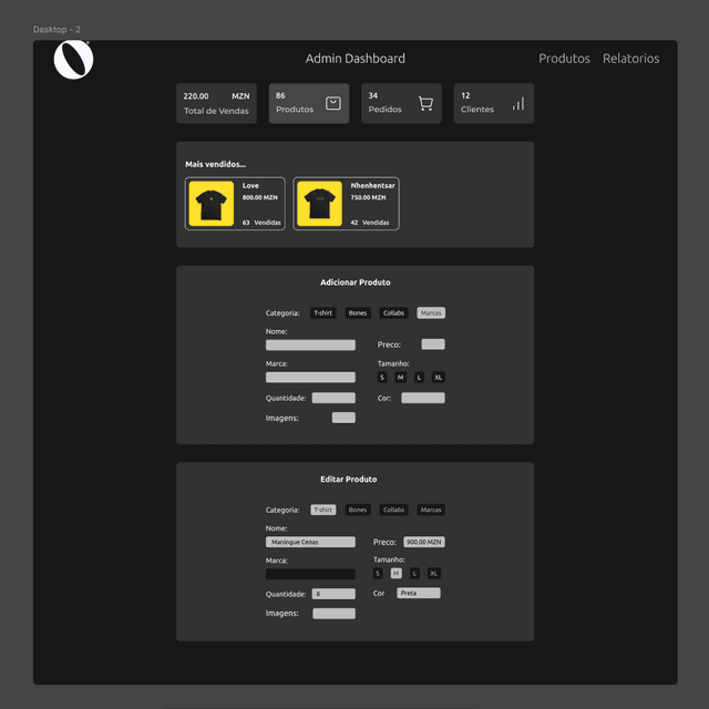 Ousadia E-Commerce Store